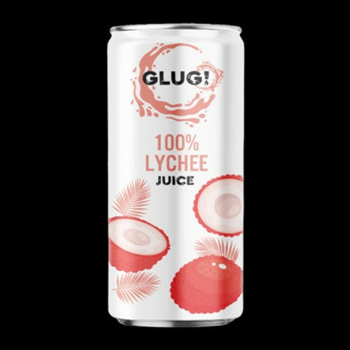 Glug! 100% Lychee juice 320ml.