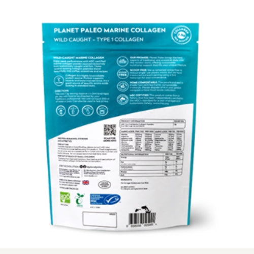 Planet Paleo Marine Collagen 225g - Halal Certified- MSC Certifie.